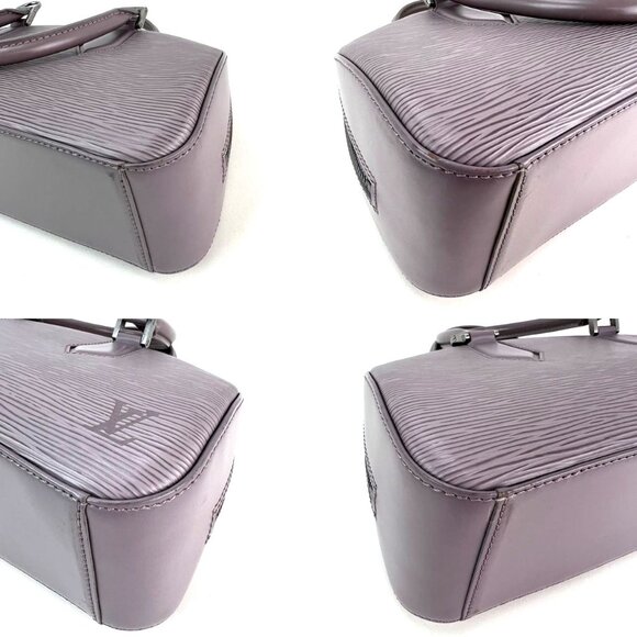 LOUIS VUITTON Epi Jasmin Grey Leather Hand Bag - Picture 7 of 12